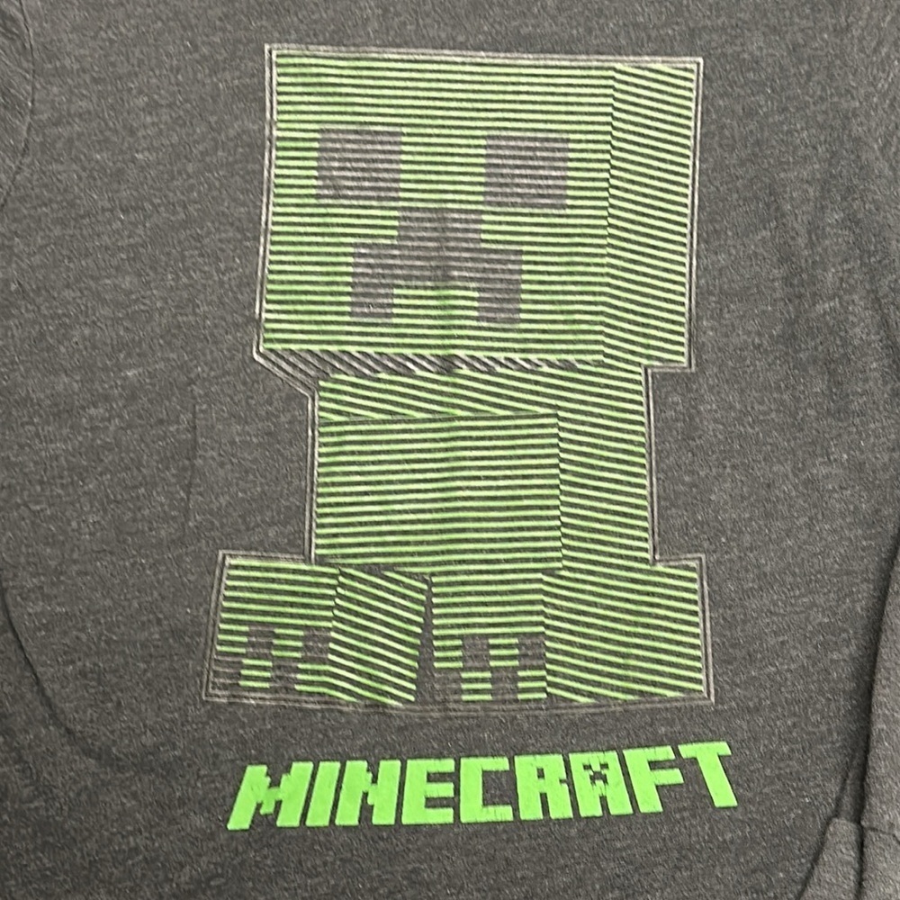 Mojang - Jinx Minecraft Creeper Long Sleeve Boys Girls Crew Neck Graphic, L - Picture 3 of 5